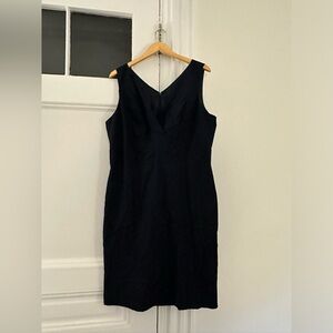 Ann Taylor Navy Sheath Dress